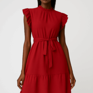 Robe rouge Élégance d’Été