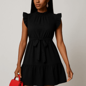 Robe noir Élégance d’Été