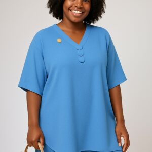 Ensemble Marron Collection bleu ciel élégance moderne