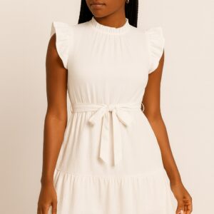 Robe blanche Élégance d’Été